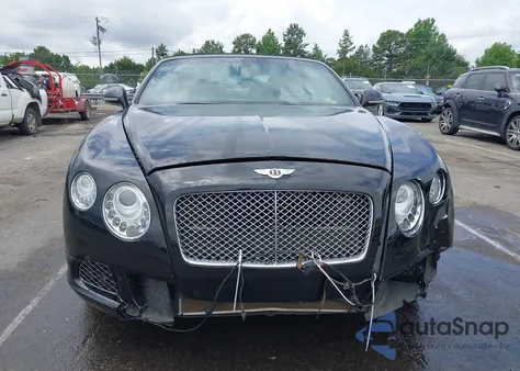 2012 Bentley Continental Gtc из США, поврежденный, VIN SCBGR3ZA7CC076290